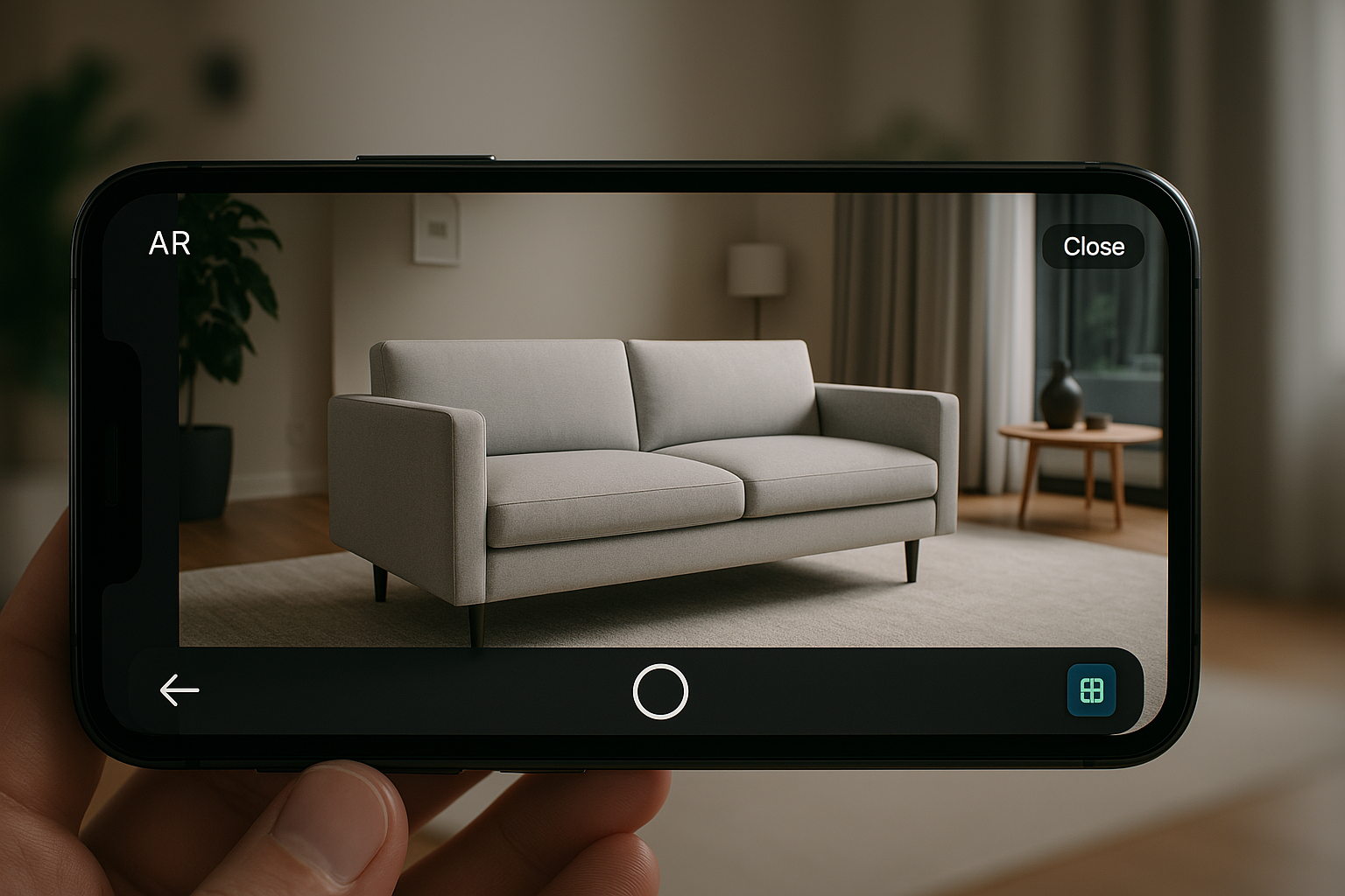 AR Retail Experience App Screenshot