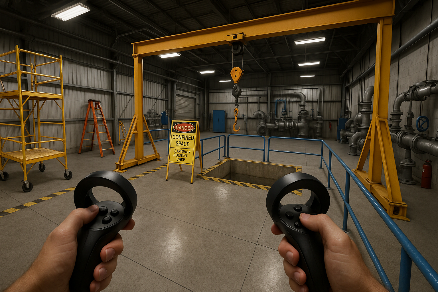 <<< REPLACE ALT TEXT: VR Simulation Scene >>>